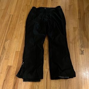 Men’s black snow pants